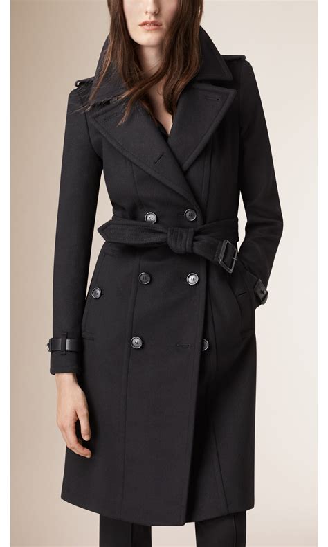 burberry black wool coat|Burberry wool coat sale.